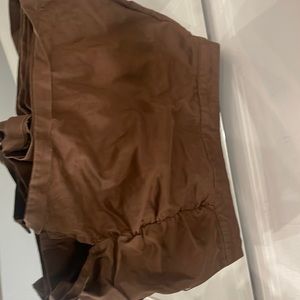 Brown Ruffle Skort